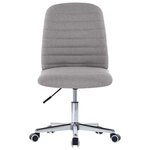 vidaXL Chaises à manger lot de 6 gris clair tissu