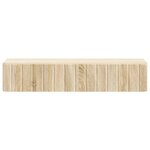 vidaXL Table d'appoint murale Chêne Sonoma 87 5 x 34 5 x 17 cm