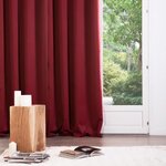 Lot de 2 Rideaux occultant - 135 x 240 cm - Rouge