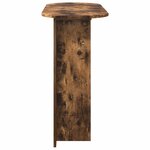 vidaXL Table console Chêne fumé 100 x 39 5 x 75 cm Bois d'ingénierie