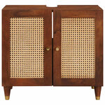 vidaXL Armoire d'évier Marron 62 x 33 x 58 cm Bois d'ingénierie