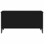 vidaXL Table basse Noir 90x44 5x45 cm Bois d'ingénierie