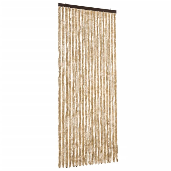 vidaXL Moustiquaire Beige 56x185 cm Chenille
