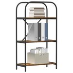 vidaXL Étagère Chêne fumé 60 x 30 x 109 cm Bois d'ingénierie