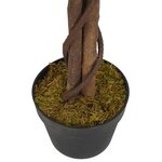 vidaXL Ficus artificiel 1260 feuilles 200 cm vert