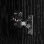 vidaXL Cabinet de chevet Chêne noir Bois d'ingénierie