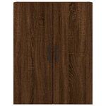 vidaXL Armoires murales 2 Pièces chêne marron 69 5x34x90 cm