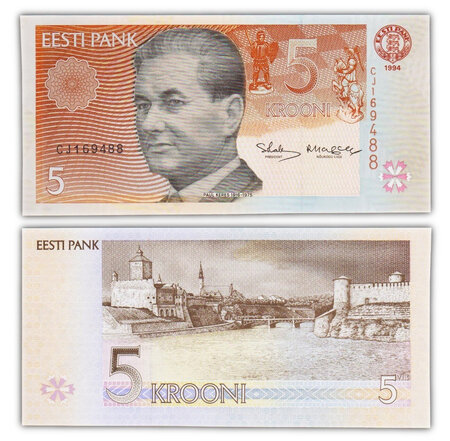 Billet de Collection 5 Krooni 1994 (1997) Estonie - Neuf - P76a