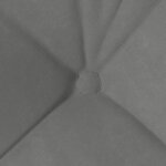 vidaXL Coussins de siège 4 Pièces Gris foncé 40 x 40 cm