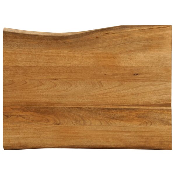 vidaXL Dessus de table 90x60x3 8 cm bord vivant bois massif manguier