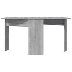 vidaXL Table à dîner 138 x 70 x 73 5 cm Bois d'ingénierie Sonoma gris