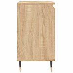 vidaXL Armoire de bain chêne sonoma 58x33x60 cm bois d'ingénierie