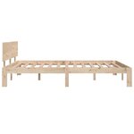 vidaXL Cadre de lit sans matelas bois massif de pin 140x200 cm