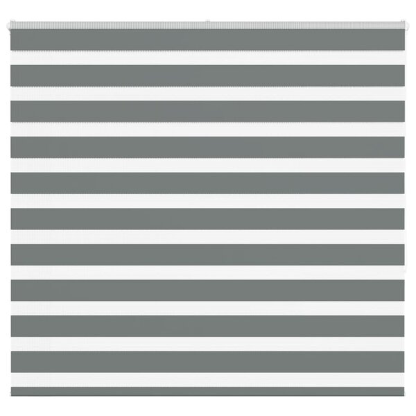 vidaXL Store zèbre gris foncé largeur du tissu 160 9 cm polyester