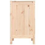 vidaXL Boîte à linge 44x44x76 cm Bois massif de pin