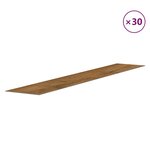 vidaXL Panneaux muraux Aspect bois Marron PVC 4 12 m²