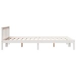 vidaXL Cadre de lit extra long sans matelas 160x210 cm bois massif pin