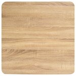 vidaXL Table de bistro marron clair 60x60 cm MDF