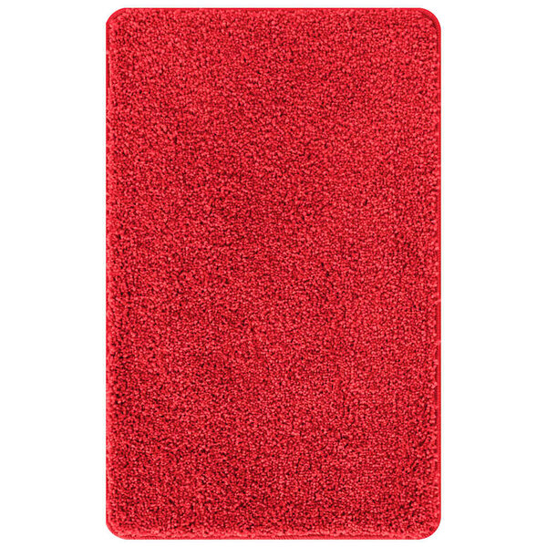 vidaXL Tapis de bain antidérapant Rouge 60 x 90 cm PP
