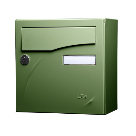 Boîte aux lettres Préface compact vert argile mat ral 6011mt