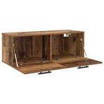 vidaXL Meuble mural Bois ancien 100 x 36.5 x 35 cm Bois d'ingénierie