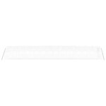 vidaXL Serre avec cadre en acier blanc 42 m² 14x3x2 m