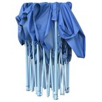 vidaXL Tente de fête Bleu 291 x 580 x 315 cm Tissu Oxford