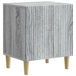 vidaXL Cabinet de chevet 2 Pièces Sonoma gris 43 x 34 5 x 50 cm