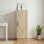vidaXL Buffet Chêne Sonoma 33 x 34 5 x 87 cm Bois d'ingénierie