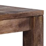 vidaXL Table basse 50 x 50 x 35 cm Bois de manguier massif