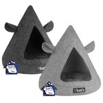 Let's Sleep Grotte pour animaux de compagnie TeePee Anthracite