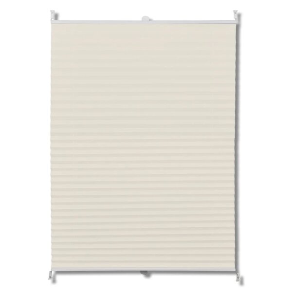 vidaXL Store plissé 80x100 cm Crème