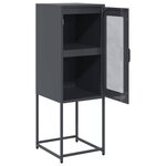 vidaXL Buffet anthracite 36x39x107 cm acier laminé à froid