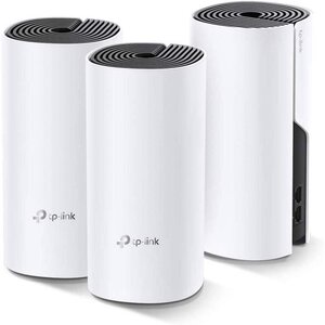 TP-Link Deco E4 (Pack de 3) systemes Wi-FI Mesh - WiFi AC1200, 2 Ports Ethernet, Compatible avec Amazon Alexa et IFTTT