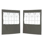 vidaXL Mur de tente de fête 2 pièces 200 x 195 cm Anthracite