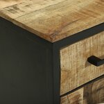 vidaXL Buffet 70x35x70 cm Bois brut solide Mangue