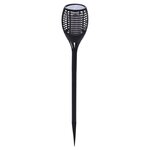 ProGarden Lampe solaire de jardin à LED 3 en 1 Noir