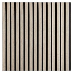 Panneau mural 60x60 bois gris acoustique 1 pièce
