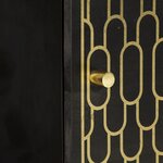 vidaXL Table de chevet 40x33x46 cm Bois de manguier solide