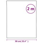 vidaXL Films de miroir 2 Pièces auto-adhésive 90x200 cm PET