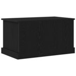 vidaXL Boîte de Rangement Chêne noir 70 x 40 x 28 cm Bois d'ingénierie