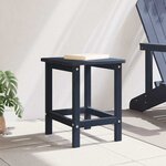 vidaXL Table d'appoint Bleu marine 38 x 38 x 46 cm Polyéthylène