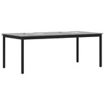 vidaXL Table de salle à manger / Table de repas Bois d'ingénierie