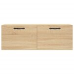 vidaXL Armoire murale chêne sonoma 100x36 5x35 cm bois d'ingénierie