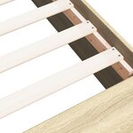 vidaXL Cadre de lit sans matelas chêne sonoma 90x190 cm