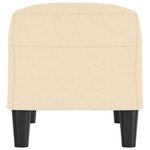 vidaXL Banc Crème 70x35x41 cm Tissu