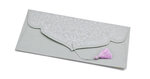 PAPERTREE GAIA Lot de 5 Enveloppes cadeau 19*10 Gris