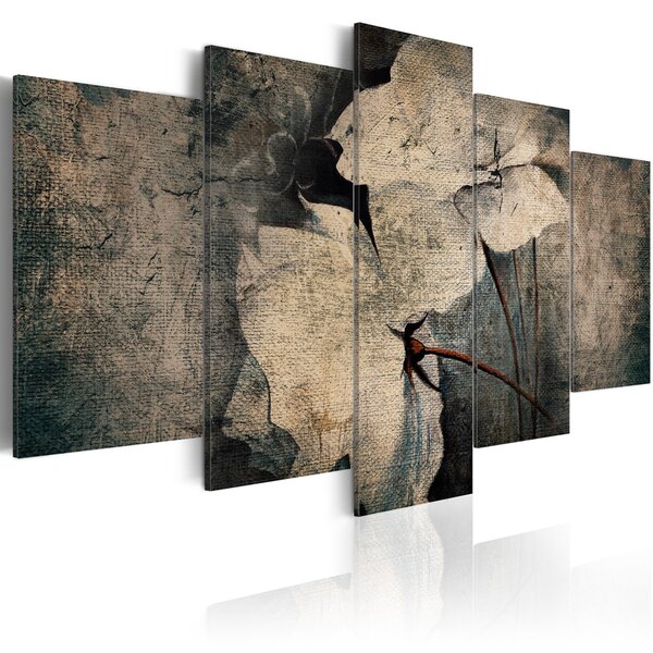 Tableau - flowers of melancholy l x h en cm 200x100