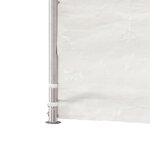 vidaXL Belvédère avec toit blanc 6 69x2 28x2 69 m polyéthylène