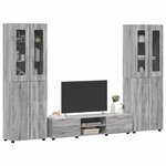 vidaXL Ensemble meuble TV FLORIN Gris Sonoma Bois d'ingénierie